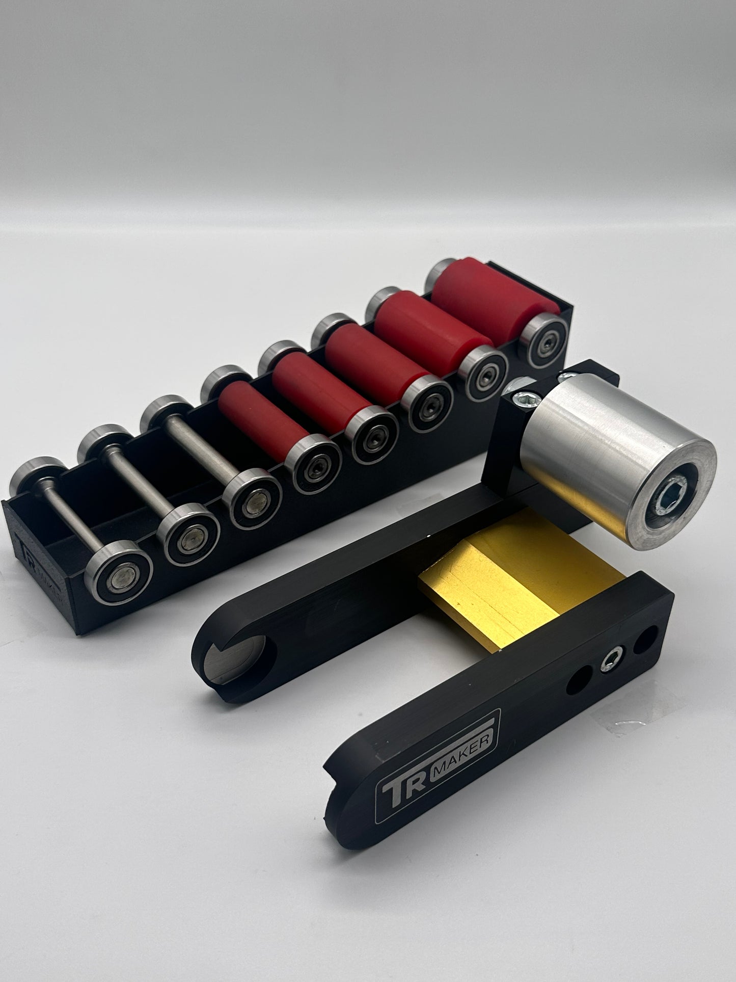 طقم عجلات صغيرة 2x72 لطحن الحزام من TR Maker وحامل لطحن العجلات، عجلة كبيرة 8 عجلات