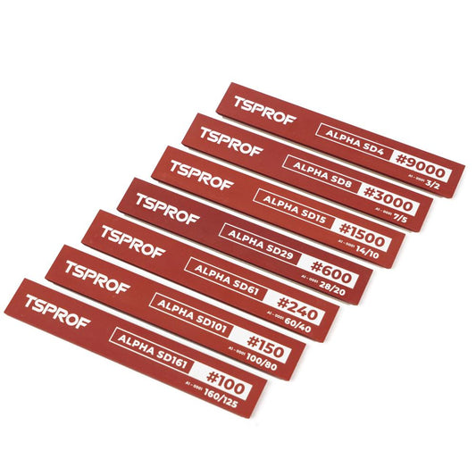 Set of diamond sharpening stones TSPROF Alpha SD126 - SD3  (7 pcs.)