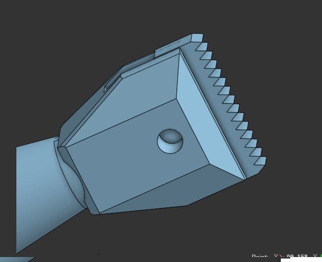 TR Maker Carbide felt scraper for cleaning polishing felt wheels