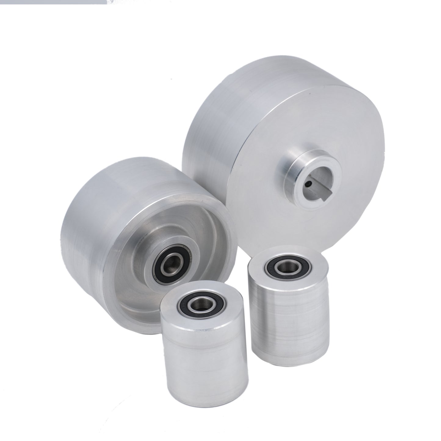 2x72" Belt Grinder with 5" DRIVE 4" TRACKIN Wheels SUPPORT 4 PCS CYLINDER KIT