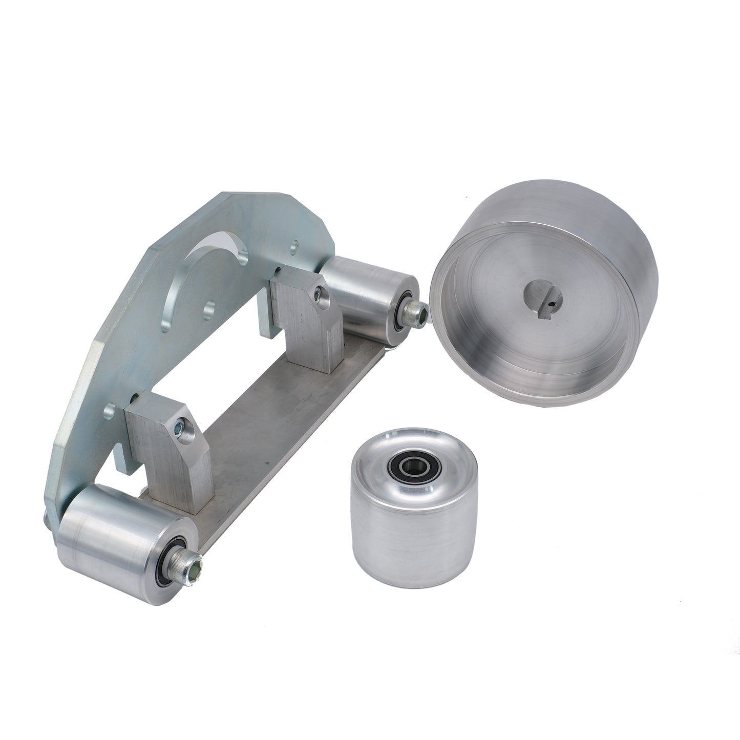 TR Maker Belt Grinder D-Backing plate for 2x72" 4"Drive 3" Tracking  Wheel  Kit