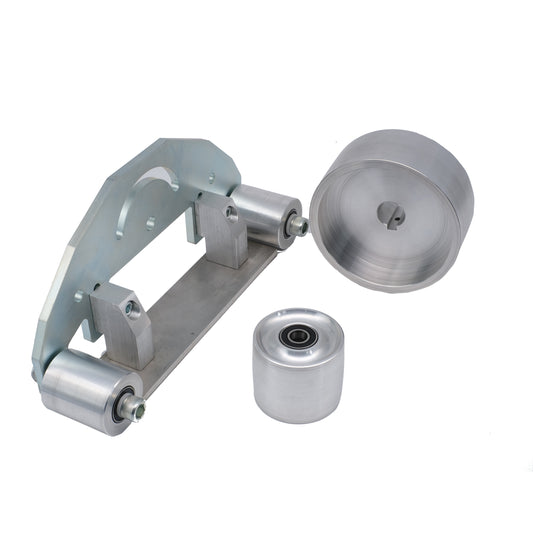 TR Maker Belt Grinder D-Backing plate for 2x72" 4"Drive 3" Tracking  Wheel  Kit