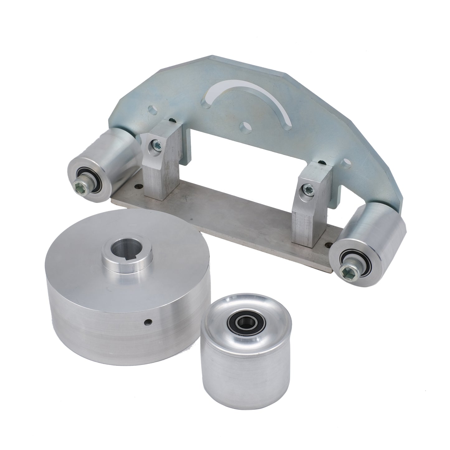 TR Maker Belt Grinder D-Backing plate for 2x72" 4"Drive 3" Tracking  Wheel  Kit