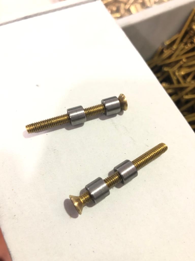 TR Maker 7mm Stainless 8 Steel and Brass Loveless Bolts