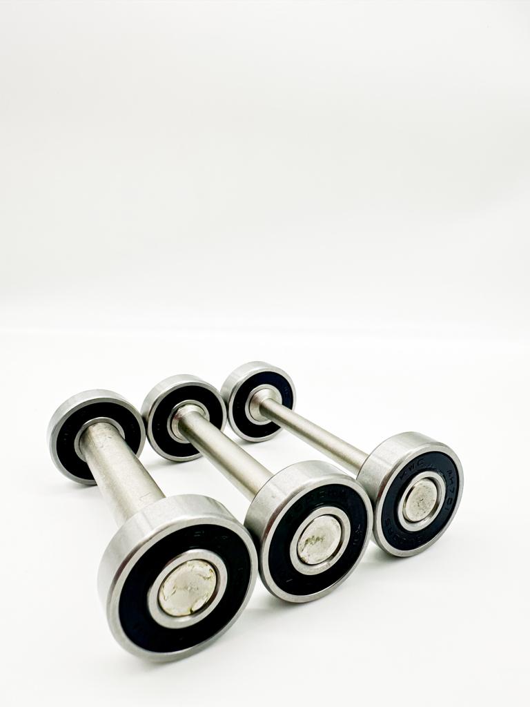 2x72 TR Maker Edelstahl-Kit mit kleinem Raddurchmesser