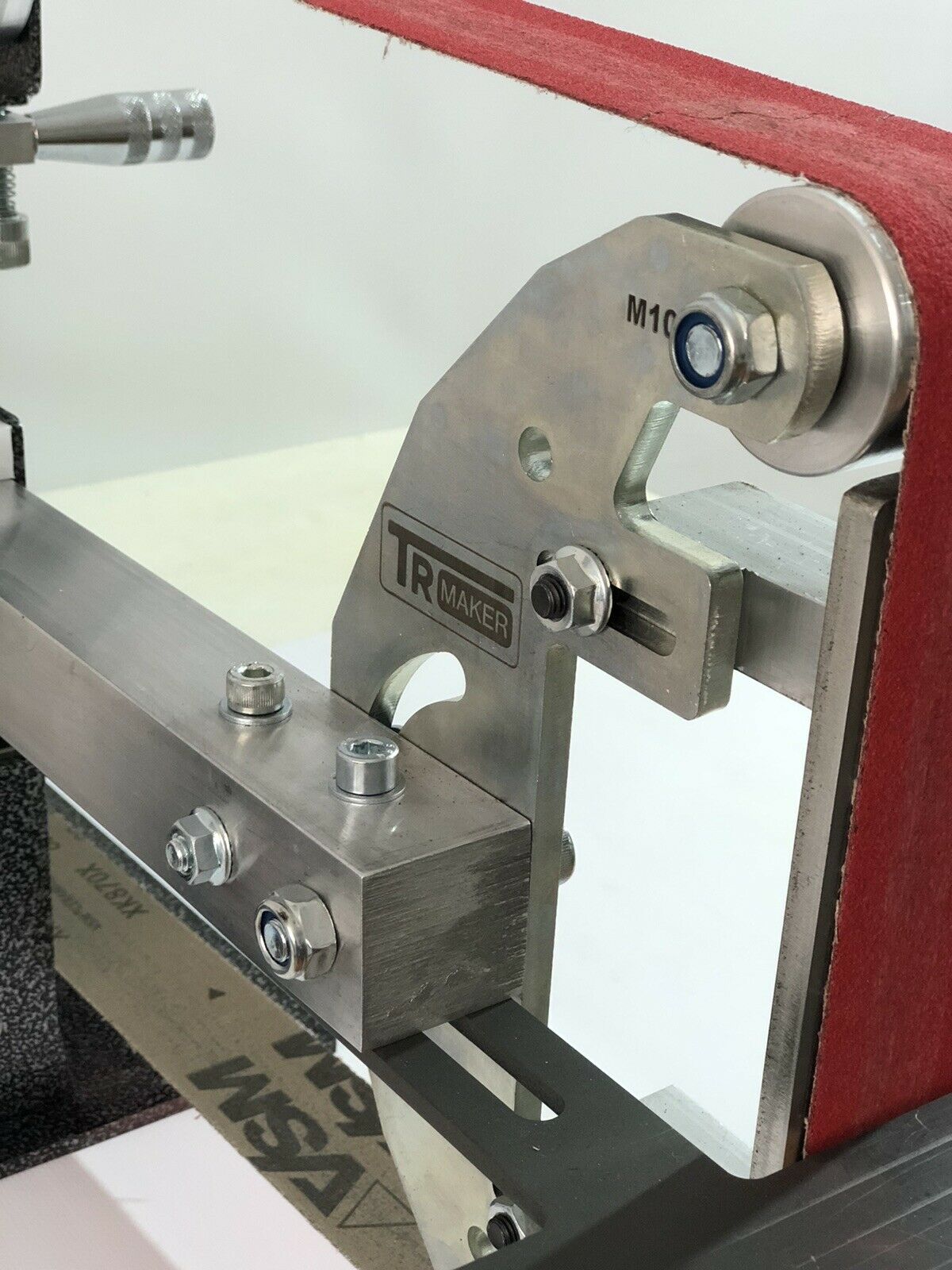 TR Maker Bandschleifer D-Trägerplatte für 2x72" 5" Antrieb 3" Spurführungsräder-Kit