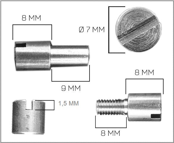 Knife Corby Bolts 10 Kit