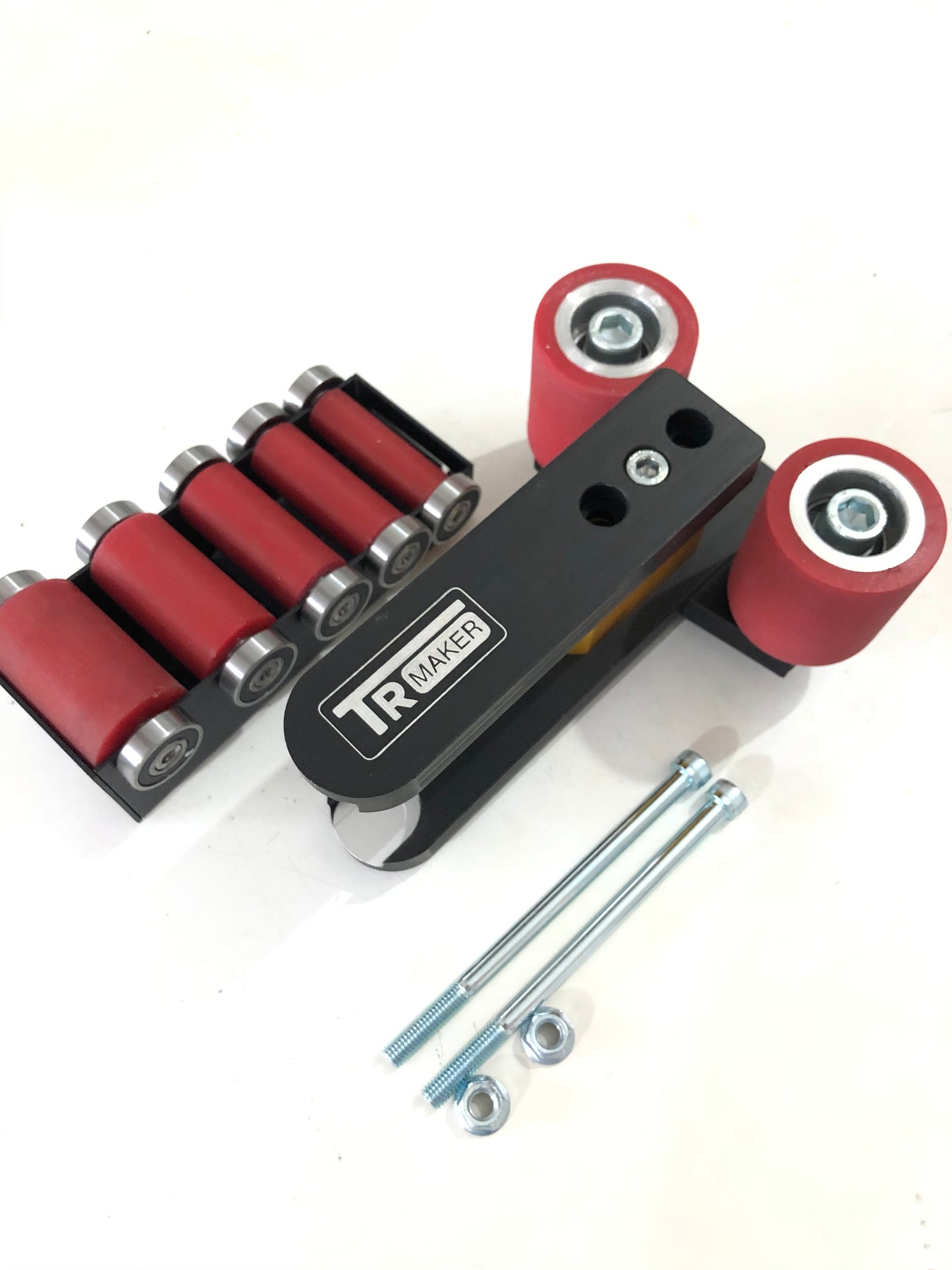 TR Maker Belt Grinder 2x72 small wheel set & holder for  grinders 2 big Rubber Kit