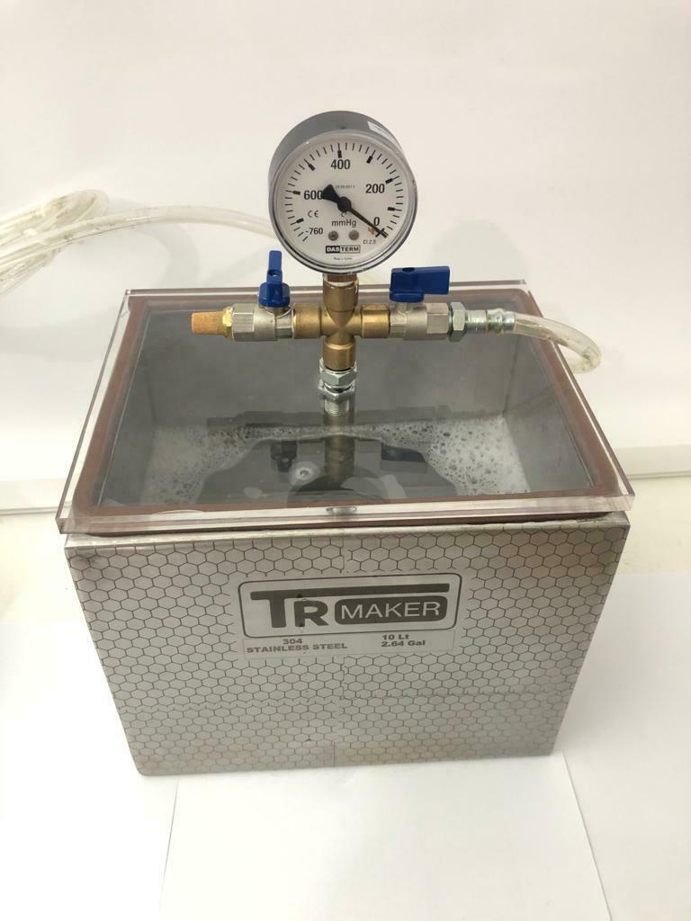 Stainless Steel Vacuum Degassing Chamber Kit