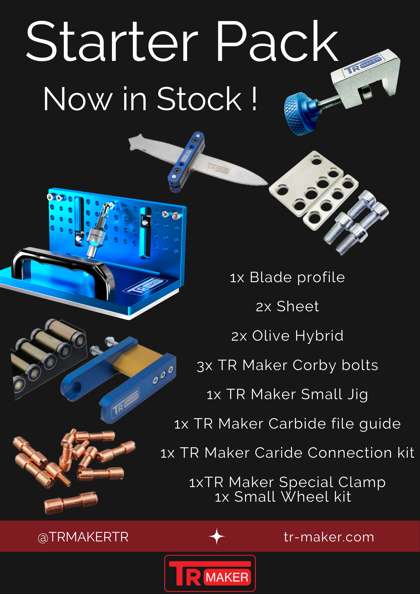TR Maker Knife Making Starter Pack