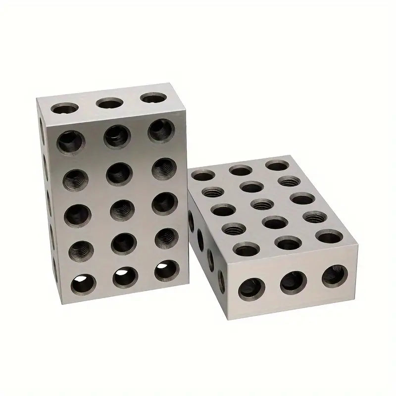 1-2-3 Parallel Spacer Blocks - 23 Holes - Steel Material - Industrial Grade (Auxiliary)