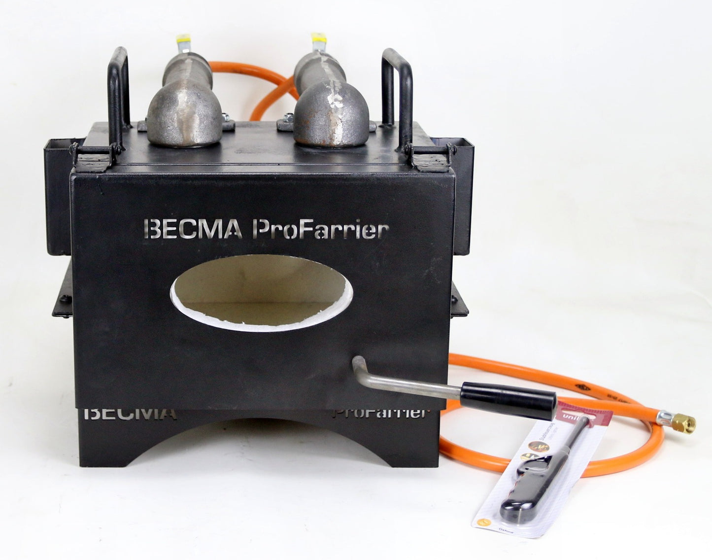 BECMA GFR ProFarrier Gas Forge for Farrier and Blacksmithing 2 Burner