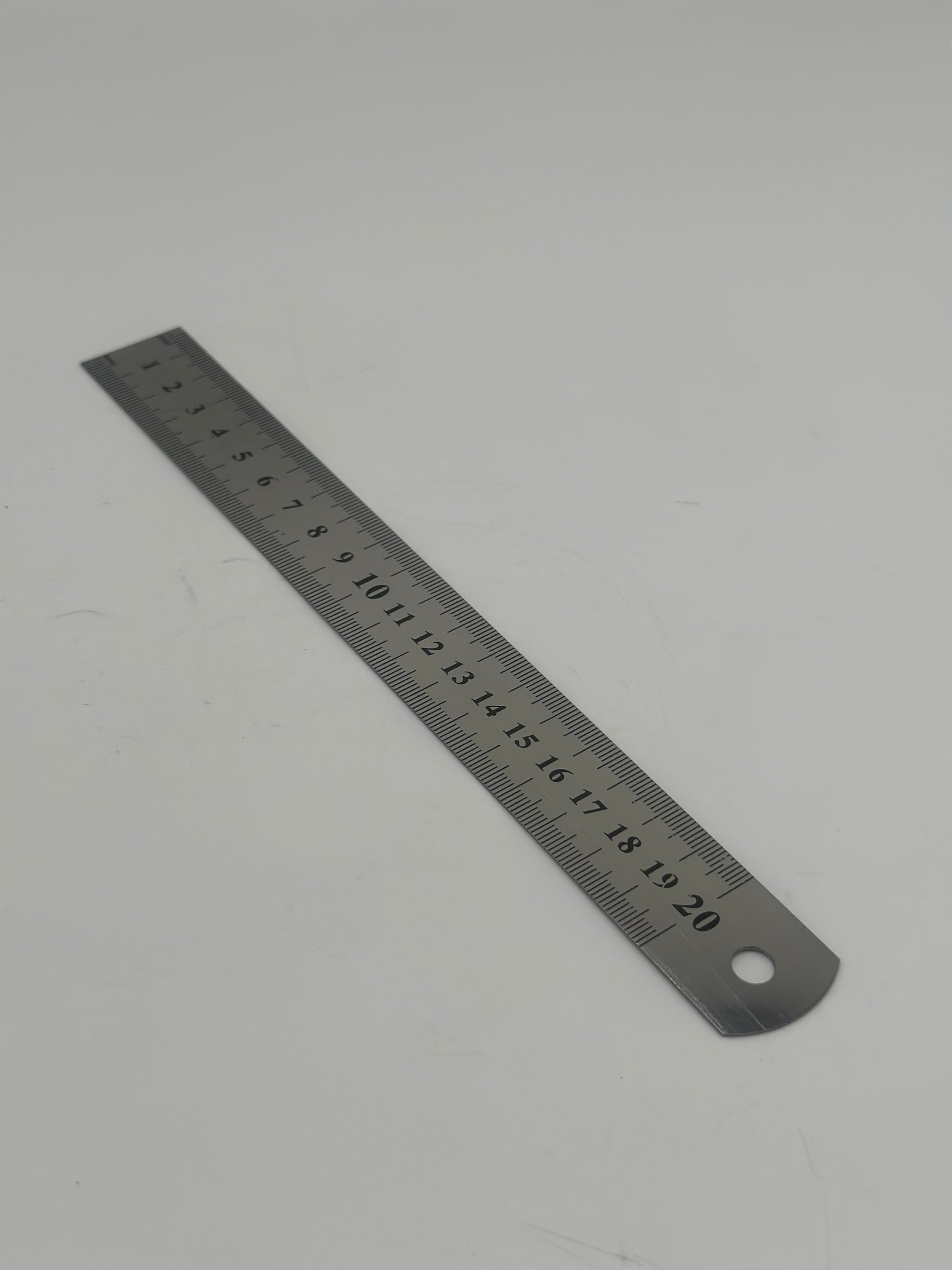 Eight Inch Ruler 8 Inch Stainless Steel Ruler with Inch/Metric Conversion Table (Auxili ...