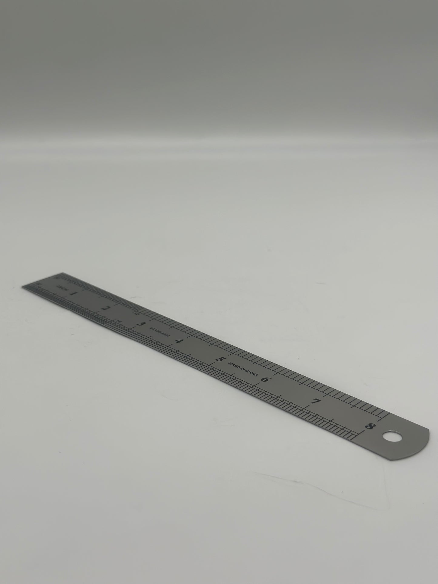 12 Inch Stainless Steel Ruler with Inch/Metric Conversion Table (Auxiliary)