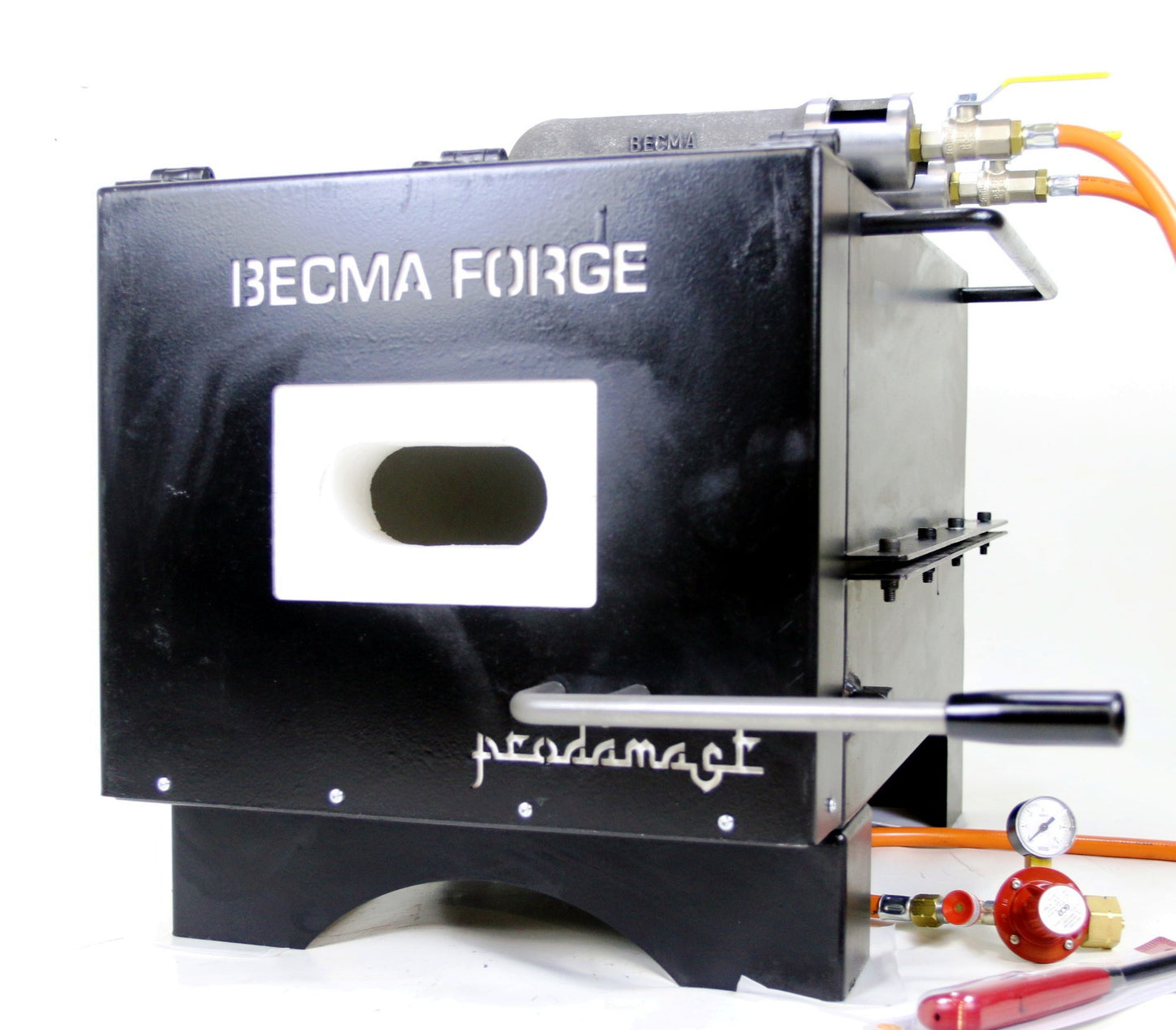 BECMA GFR Pro Damast Two Burner Gas Forge for Damascus Forging