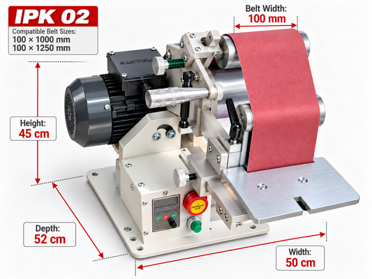 TR Maker IPK 02  Professional  4" Belt Grinder for Watchmakers and Precision Work
