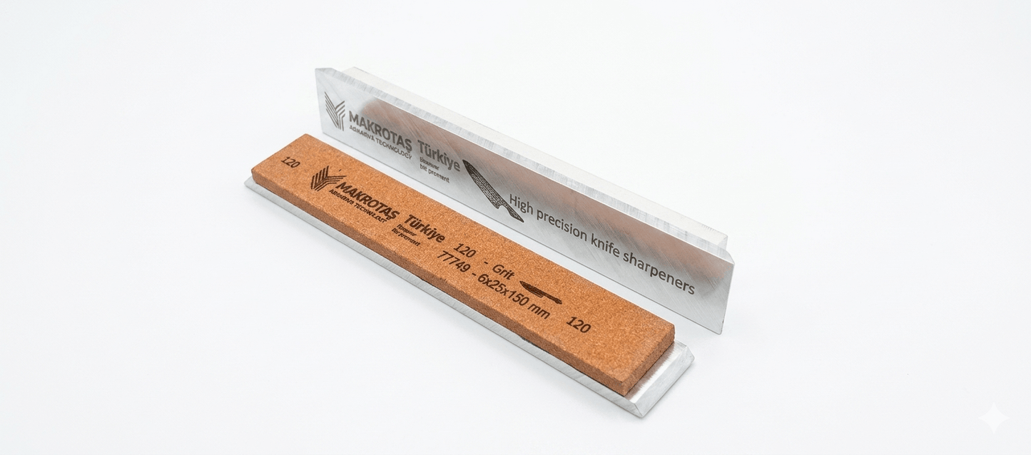 Professional Sharpening Stone Set (120–1000 Grit)