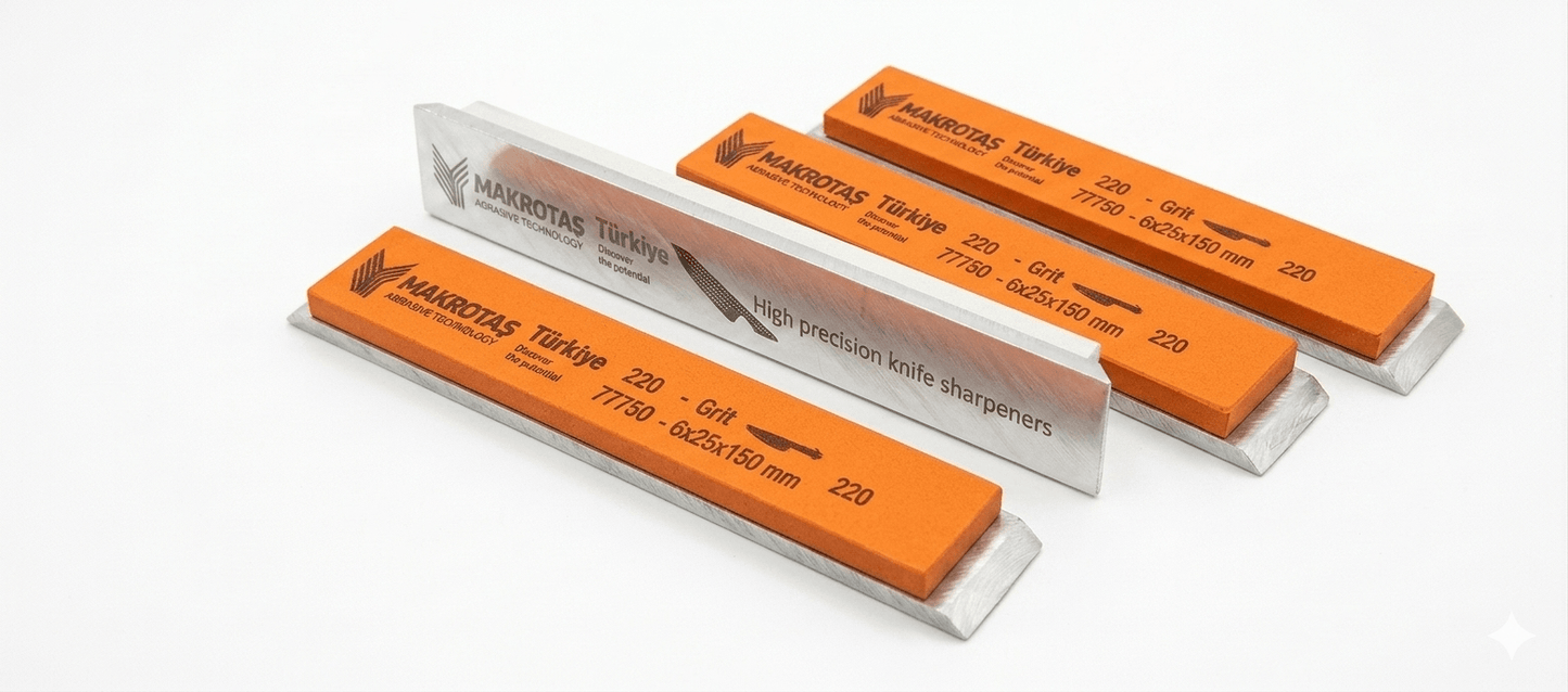 Professional Sharpening Stone Set (120–1000 Grit)