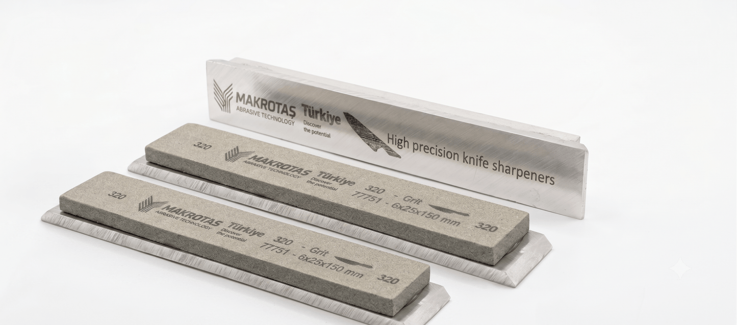 Professional Sharpening Stone Set (120–1000 Grit)