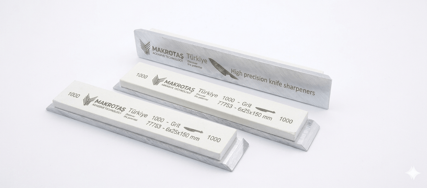 Professional Sharpening Stone Set (120–1000 Grit)