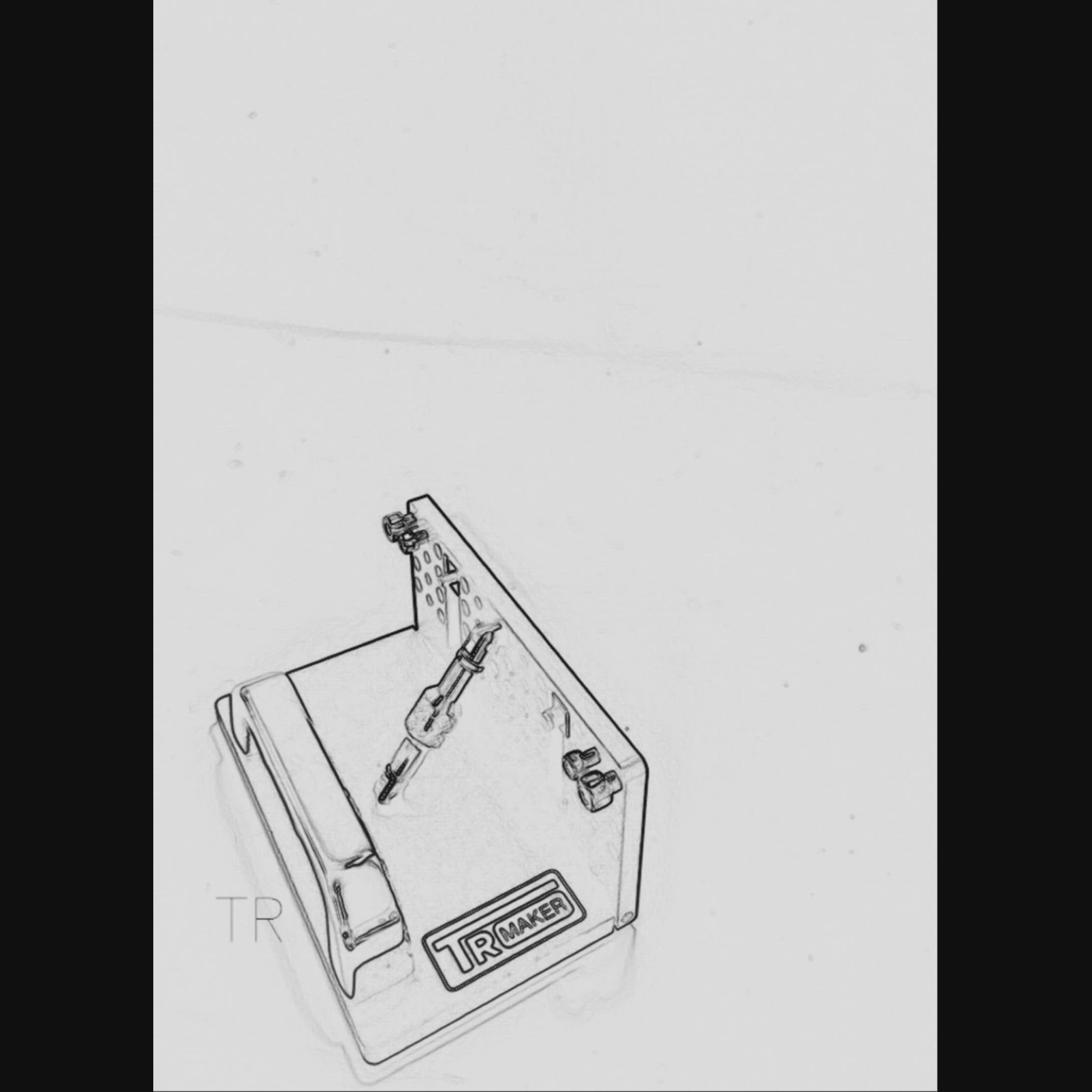 TR Maker File Guide with Carbide Surface Tool