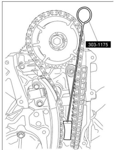 Timing chain clearance 4.6 ford